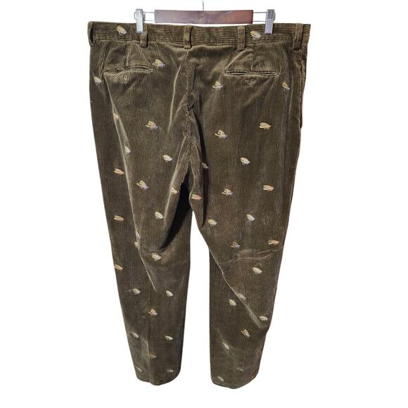 Polo Ralph Lauren Men 40L Corduroy Pants Fly Fishing Embroidered‎ - Picture 6 of 11